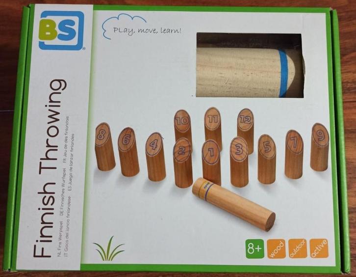 Buitenspel “Fins werpspel”, Kinderen en Baby's, Speelgoed | Buiten | Los speelgoed, Nieuw, Ophalen of Verzenden