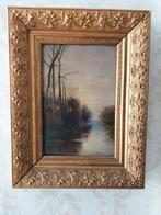 Schilderij Landschap  "n. du Chattel." - F.H. Kaemmerer, Antiek en Kunst, Ophalen