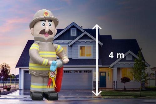 Abraham pop Brandweerman / Brandweer te huur landelijke bezo, Hobby en Vrije tijd, Feestartikelen | Verhuur, Zo goed als nieuw