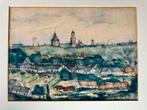 Aquarel van Martha Grondhout-Heshusius (1881-1971), Antiek en Kunst, Kunst | Schilderijen | Klassiek, Ophalen