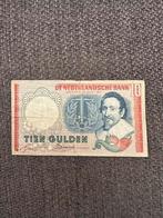 10 gulden biljet 1953, Postzegels en Munten, Bankbiljetten | Nederland, Ophalen of Verzenden, 10 gulden, Los biljet