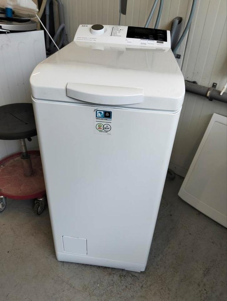 Supermooie AEG 6000series Bovenlader 7kg, Witgoed en Apparatuur, Wasmachines, Gebruikt, Bovenlader, 6 tot 8 kg, 85 tot 90 cm, 1200 tot 1600 toeren