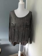 Grijze blouse met lange mouwen en zakjes, maat XXL, Maat 46/48 (XL) of groter, Ophalen of Verzenden, Zo goed als nieuw, Lange mouw