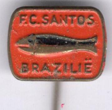 F.C. Santos Brazilië koper voetbalclub speldje ( Z_160 ) beschikbaar voor biedingen