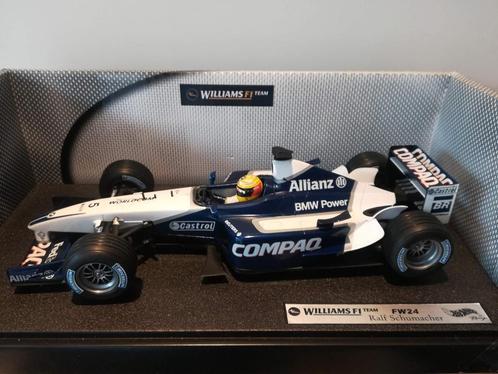 F1 Williams FW24 BMW Formule 1 - 2002 - R. Schumacher - 1:18, Hobby en Vrije tijd, Modelauto's | 1:18, Zo goed als nieuw, Auto