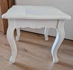 Witte houten bijzettafel 45 x 45 x h43,5 cm *,a, Ophalen, Minder dan 45 cm, Minder dan 55 cm, Gebruikt