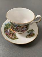 Queen Anne Kop en Schotel Cottage Design, Verzamelen, Ophalen of Verzenden, Zo goed als nieuw, Porselein, Kop en/of schotel