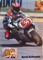 Poster 1995 Kevin Schwantz op Suzuki Lucky Strike Team, Verzamelen, Automerken, Motoren en Formule 1, Verzenden, Zo goed als nieuw