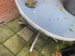 Tuintafel, Tuin en Terras, Ophalen, Gebruikt, Rond, Metaal