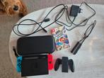 Nintendo Switch + Accessoires + Super Mario Party, Spelcomputers en Games, Spelcomputers | Nintendo Switch, Ophalen of Verzenden