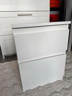 IKEA Malm Ladekast - Wit, Huis en Inrichting, Ophalen, Overige materialen, Minder dan 50 cm, Gebruikt