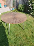 ronde tuintafel, Tuin en Terras, Ophalen, Zo goed als nieuw, Rond, Hout