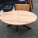 Nieuwe mango houten eettafel 160x90 met zwarte spinpoot - 13, Huis en Inrichting, Tafels | Eettafels, Nieuw, Vijf personen of meer