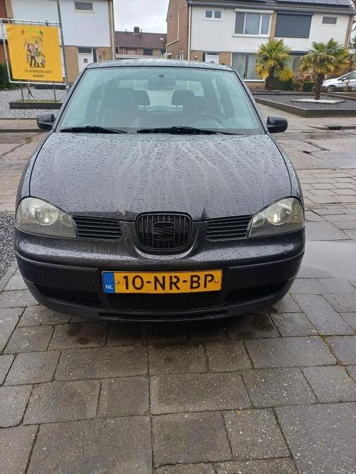 Seat Arosa 1.4 44KW 2004 Zwart (inclusief set winterbanden), Auto's, Seat, Particulier, Arosa, Centrale vergrendeling, Elektrische ramen