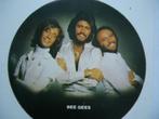 sticker oud BEEGEES Bee gees gibb brothers jaren 70 pop retr, Verzamelen, Verzenden, Zo goed als nieuw, Bedrijf of Vereniging