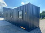 2025 Rhino-Cross-Containers 1 Deur en 3 Ramen Zwart 40ft HQ/