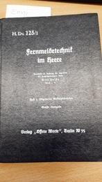 H.Dv. 125/1 Fernmeldetechnik im Heere (Wehrmacht ca.1940), Verzamelen, Militaria | Tweede Wereldoorlog, Verzenden, Landmacht, Duitsland
