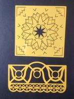 Snijmal / Embossing mal ( 2 malletjes), Hobby en Vrije tijd, Kaarten | Zelf maken, Verzenden, Gebruikt, Overige thema's, Pons of Mal