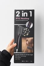 2-in-1 PTC Heating Ionic Hair Straightener Brush, Ophalen of Verzenden, Nieuw