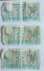Italie biljetten 500 lire volgnr 192, Postzegels en Munten, Bankbiljetten | Europa | Niet-Eurobiljetten, Ophalen of Verzenden