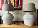 Light & Living lamp antiek grijs, Huis en Inrichting, Lampen | Tafellampen, Overige materialen, Divers, Zo goed als nieuw, 50 tot 75 cm