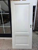 Witte opdek binnendeur – paneeldeur – WC-slot – 201 x 85 cm, Ophalen, Gebruikt