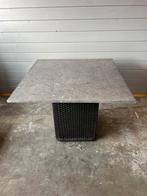 Val-eur tuintafel met marmer blad, Ophalen, Zo goed als nieuw, Rechthoekig
