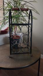 Metalen wijnrek voor 6 flessen, Ophalen, Nieuw, Metaal, 5 tot 15 flessen