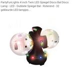 Leuke Set Discolamp & Discobol Beide Draaiend, Muziek en Instrumenten, Licht en Laser, Ophalen, Zo goed als nieuw, Discobol, Kleur