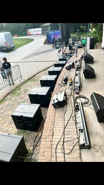 8 stuks Fohhn PS-800 subwoofers met flyware beschikbaar voor biedingen