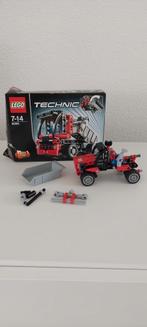 Lego Technic mini containertruck 8065, Kinderen en Baby's, Speelgoed | Duplo en Lego, Ophalen of Verzenden, Lego, Zo goed als nieuw