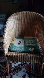 2 Rotan stoelen, Huis en Inrichting, Stoelen, Ophalen, Twee, Bruin, Riet of Rotan