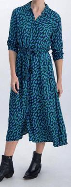 Garcia prachtige groen blauwe kleuren midi  jurk 36 nieuw, Blauw, Nieuw, Ophalen of Verzenden, Maat 36 (S)