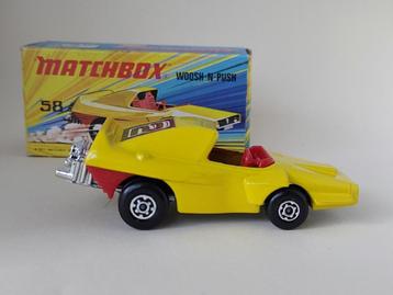 WHOOS-N-PUSH MATCHBOX No58 UIT 1971 ONBESPEELD MET DOOSJE beschikbaar voor biedingen
