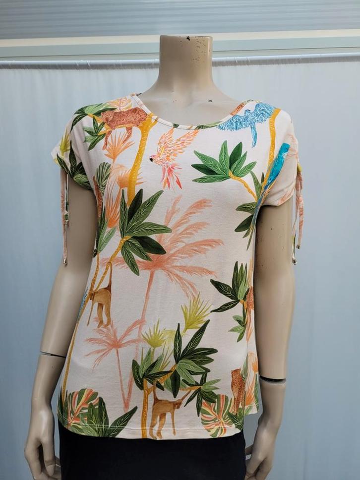 Un Jour Ailleurs shirt maat M/38, Kleding | Dames, Tops, Zo goed als nieuw, Maat 38/40 (M), Roze, Korte mouw, Ophalen of Verzenden