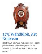 Art Nouveau wandklok, Ophalen of Verzenden
