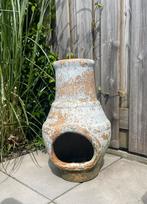 Tuinhaard stenen terracotta, Ophalen, Gebruikt