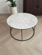 Ronde marmeren salontafel, Ophalen, Overige materialen, Rond, 50 tot 100 cm