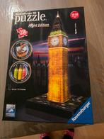 Ravensburger 3D Puzzel Big Ben Night Edition, Ophalen of Verzenden, Minder dan 500 stukjes, Zo goed als nieuw, Rubik's of 3D-puzzel