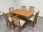 Tafel met stoelen, Huis en Inrichting, Complete eetkamers, Ophalen of Verzenden, Zo goed als nieuw, 4 tot 6 stoelen