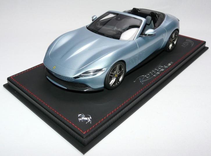 Ferrari Roma Spider Grigio Alloy 1:18 P18230I van BBR, Hobby en Vrije tijd, Modelauto's | 1:18, Nieuw, Auto, Overige merken, Ophalen of Verzenden