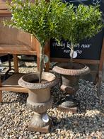 Gietijzeren tuinvazen, in verschillende maten, tuin deco, Ophalen of Verzenden, Zo goed als nieuw