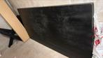 200cm lange eettafel Zwart. Metalen sterke poten, Ophalen, 200 cm of meer, 50 tot 100 cm, Zo goed als nieuw