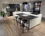 Moderne glans witte designkeuken, Ophalen, Wit, Overige typen, Graniet of Steen