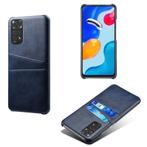Backcover + Screenprotector voor Redmi Note 11 / 11s _ Blauw, Verzenden, Nieuw, Hoesje of Tasje