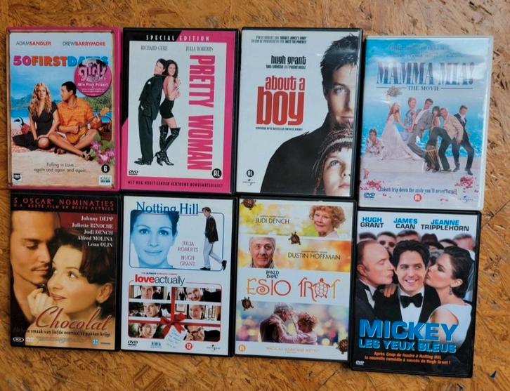 Romantische Filmcollectie,  9 films op dvd., Cd's en Dvd's, Dvd's | Komedie, Zo goed als nieuw, Romantische komedie, Alle leeftijden