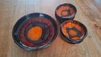 Vintage Lava Schaaltjes Set, Ophalen of Verzenden, Rond, Glas