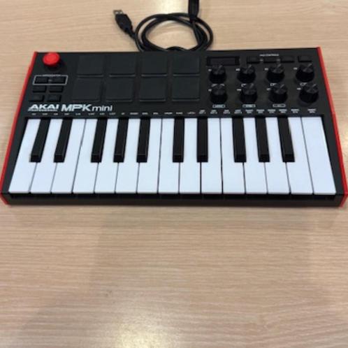 Akai mpk mini midi keyboard controller, Muziek en Instrumenten, Midi-apparatuur, Zo goed als nieuw