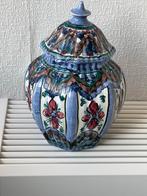 Oude keramische vaas met deksel, Antiek en Kunst, Antiek | Keramiek en Aardewerk, Ophalen of Verzenden
