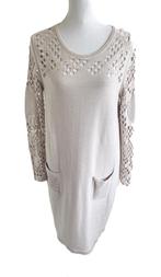 SALE Mooie trui of jurk van Pennyblack 36, 33 Wigmore St, London W1U 1BZ, Verenigd Koninkrijk, Proffice@maxmara.it., Beige, Ophalen of Verzenden